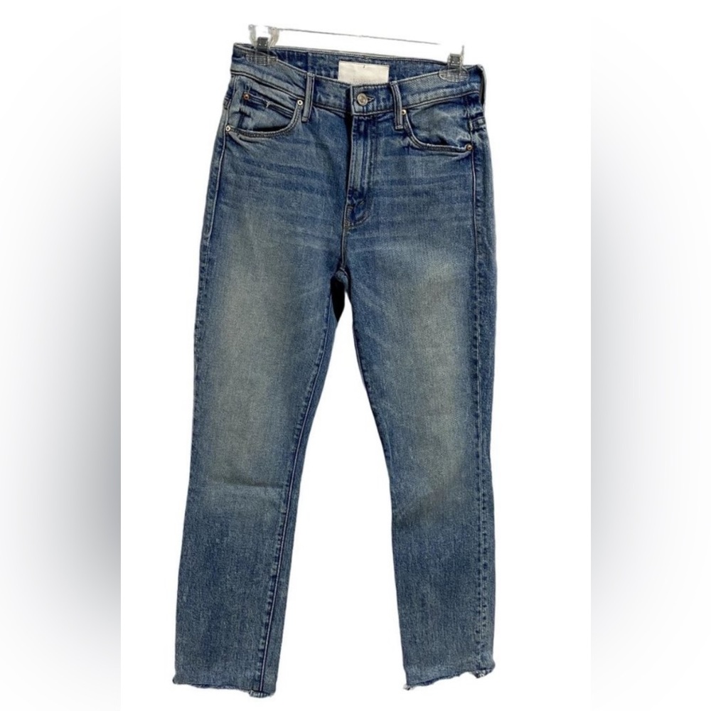 Mother Superior Denim The‎ Stunner Ankle Chew Straight Leg Jeans Size 25